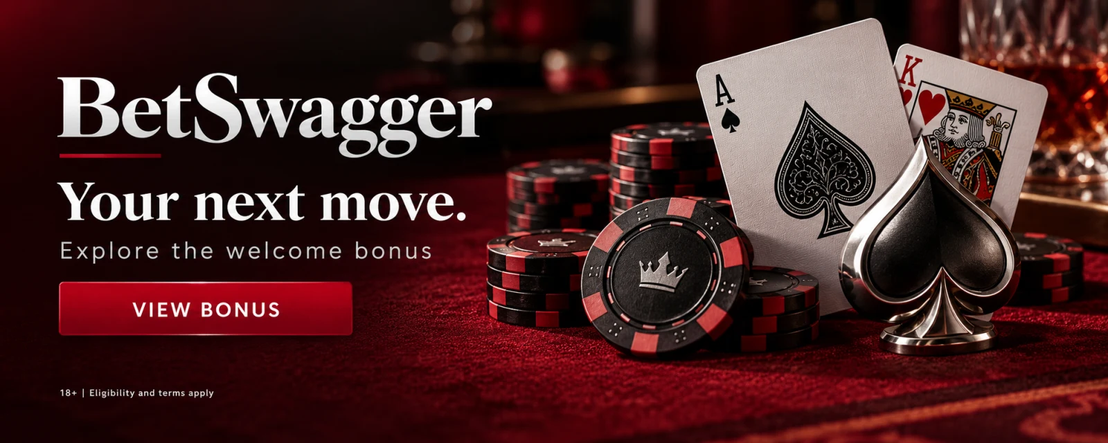 BetSwagger: your next move. Explore the welcome bonus. View bonus. 18+. Eligibility and terms apply.